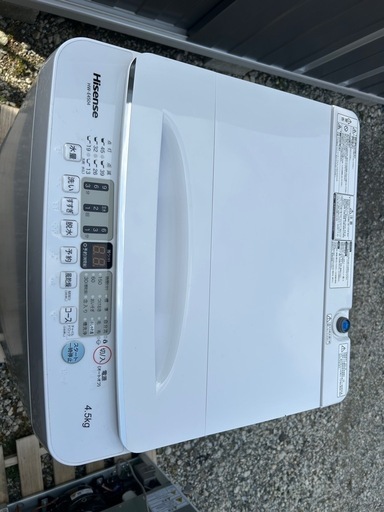 ハイセンス洗濯機　2021年製　使用感あり。