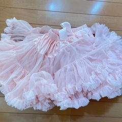 チュールスカート　ふりふり　ピンク　スカート　女の子の画像