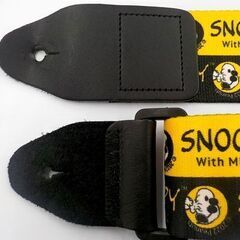 SNOOPY with MUSIC ストラップ ギター＆ベース PEANUTS キャラクター ギターアクセサリー 西岡店の画像