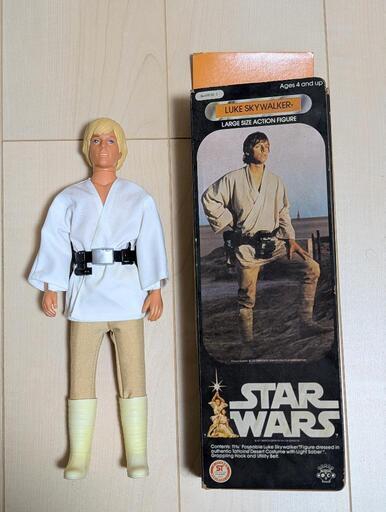 【激レア】1970年代 70s ルークスカイウォーカー スターウォーズ ヴィンテージ フィギュア 当時物 昭和レトロ タカラトミー