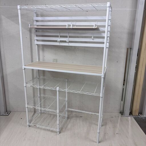 22757 ワイドキッチンラック　レンジラック　幅110 Luminous ◆大阪市内・東大阪市他 6，000円以上ご購入で無料配達いたします！◆ ※高槻・枚方方面◆西宮・尼崎方面◆生駒方面　それぞれ条件付き無料配送あり！