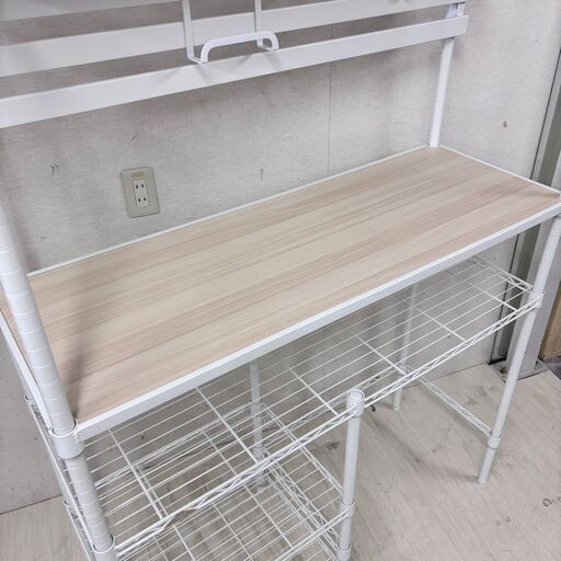  22757  ワイドキッチンラック　レンジラック　幅110 Luminous   ◆大阪市内・東大阪市他 6,000円以上ご購入で無