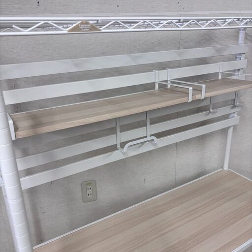  22757  ワイドキッチンラック　レンジラック　幅110 Luminous   ◆大阪市内・東大阪市他 6,000円以上ご購入で無