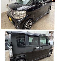 NBOXカスタム(ターボ)車検2年.ナビ.バックカメラ.両側パワースライドの画像