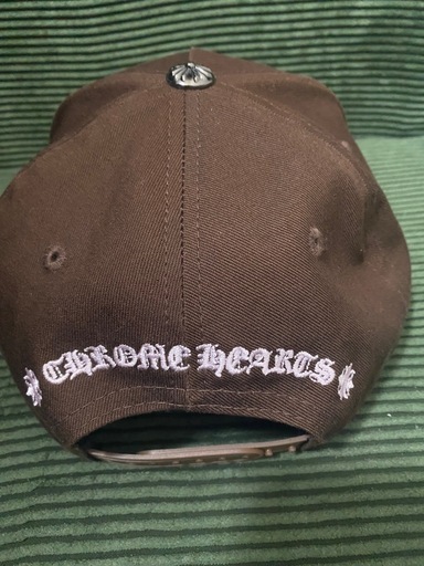 レア物❗️ブラウン色（茶色）　CHROME HEARTS クロムハーツ　ブラウンキャップ
