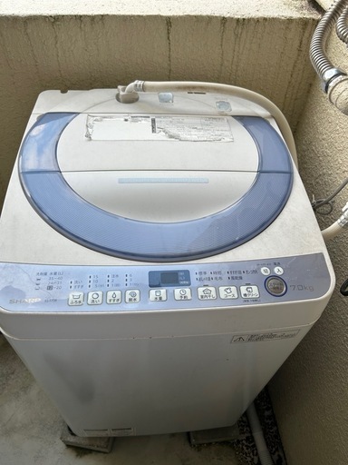 洗濯機　シャープ