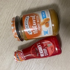 【未開封】ピーナッツバター&いちごシロップ
