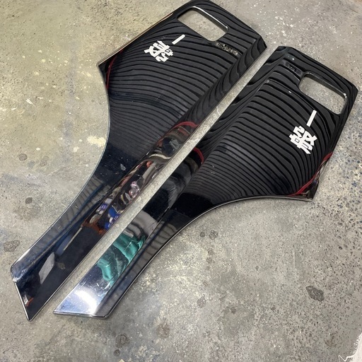 三菱 ふそう スーパーグレート メッキドアガーニッシュ 左右セット