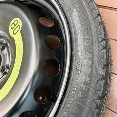 アウディ純正19インチスペアホイール スペアタイヤ 1本 4J +29 5H 112 Continental CST 17 T125/70R19 の画像