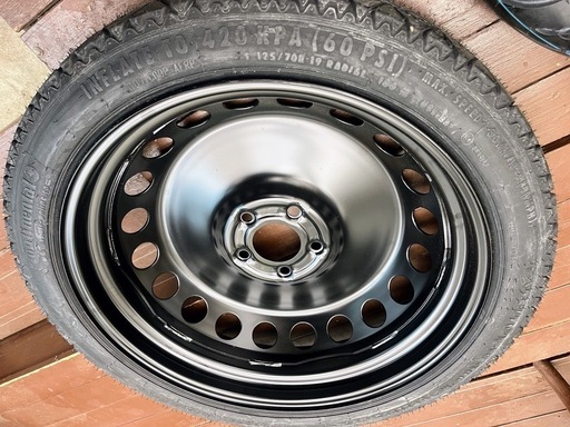 アウディ純正19インチスペアホイール スペアタイヤ 1本 4J +29 5H 112