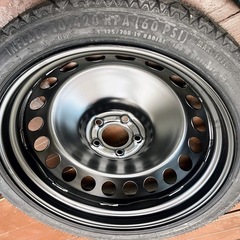 アウディ純正19インチスペアホイール スペアタイヤ 1本 4J +29 5H 112 Continental CST 17 T125/70R19 の画像