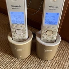 パナソニックコードレス親子電話