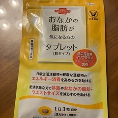 タブレット　おなかの脂肪気になる方