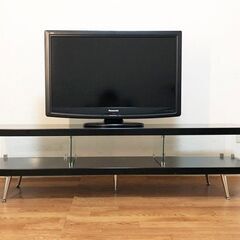 AZテレビボードSO-66BKモノトーン　ローボード　UV塗装/...