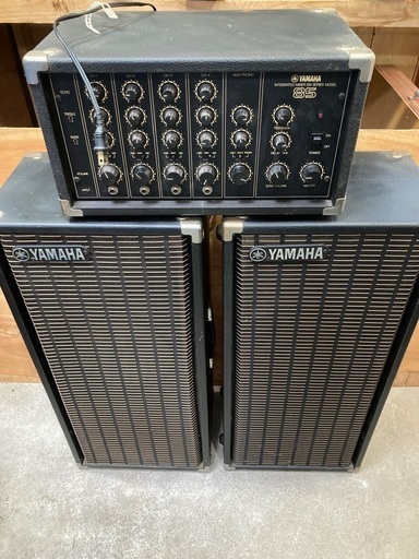 【中古＆ジャンク】YAMAHAミキサー＆ペアスピーカー