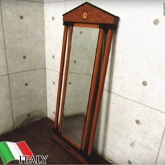 定価50万円‼️  イタリア最高級/姿見/ミラー/象嵌加工 