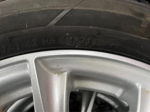 175/65/R15アルミホイール付きタイヤ
