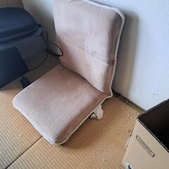 座椅子 平たくもなります 2セットの画像