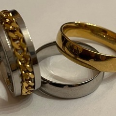 男性用　指輪3個　