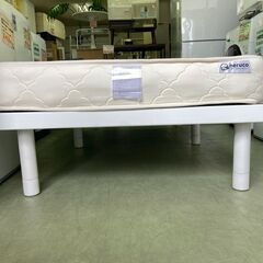 【リサイクルショップ ピカソ 小松原】🛏✨ 高さ調整OK！快適すのこシングルベッド＆マットレスセット✨★5004★の画像