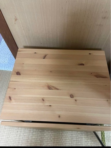IKEA ARKELSTORP（アルケルストルプ）　バタフライテーブル　折りたたみテーブル　引き出し有