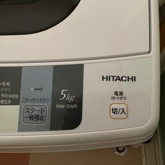 【決まりました】洗濯機　5kg　の画像