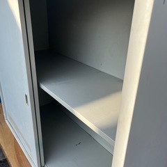 スチール物置き　収納　鍵付きの画像