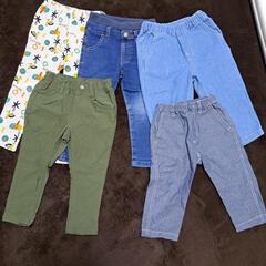 ズボン5着セット　90-100センチ