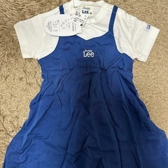 Lee 半袖ワンピース 青