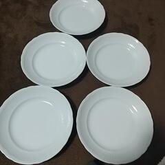 洋皿 白 5枚セットの画像