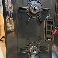 2口ガスコンロ LPガス(グリル付き)(値下げ交渉可)