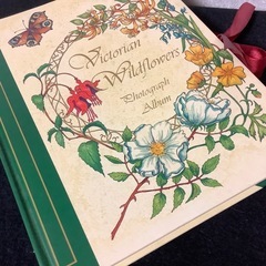 フォトアルバム　写真アルバム　ヴィクトリアン　ワイルドフラワー　...