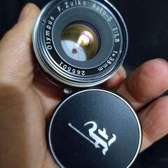 良品　OLYMPUS  PEN用 Zuiko 38mm 単焦点レンズ 1:1.8