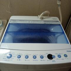 ハイアール　 洗濯機　吸水ホース、排水ホース付属
