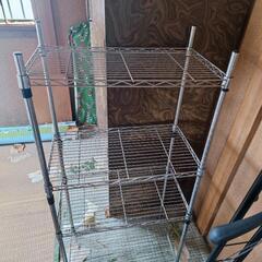 鉄 収納家具　スチールラックの画像