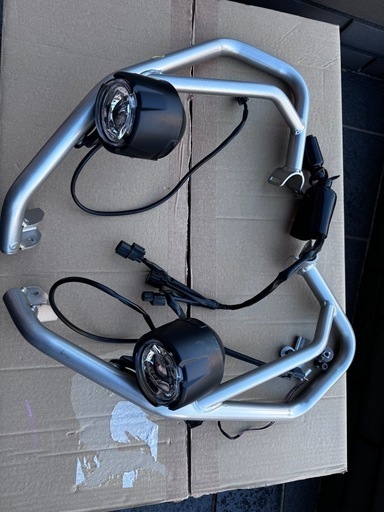 HONDA NC750X 2021年式　純正フォグランプ、フロントサイドパイプ