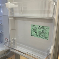 【美品】冷凍冷蔵庫　三菱　147Lの画像