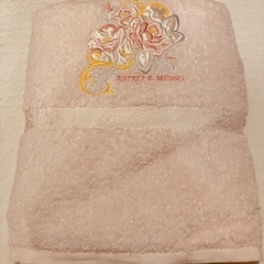 （開封済み未使用）バスタオルピンク