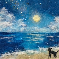 彩真和紙ちぎり絵教室●体験無料●の画像