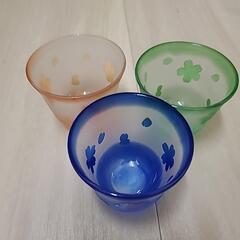 ほぼ未使用！！かわいいミニグラス☆3コセット★の画像