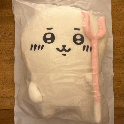 ちいかわ 討伐棒をもった特大ぬいぐるみ マスコット 抱き枕 もちもち