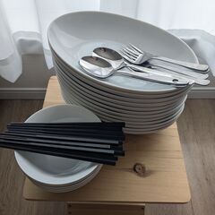 民泊で使用：パスタ皿、小鉢、セット