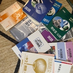 錬成会、チャレンジ（進研ゼミ）　中3 受験セット　30冊くらい（...