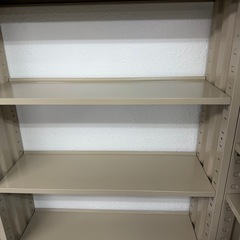 スチールラック 書架 本棚 高さ180cm クールラック大 CoolRack アイボリー 東洋事務器工業 その③の画像