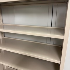 スチールラック 書架 本棚 高さ180cm クールラック大 CoolRack アイボリー 東洋事務器工業 その④の画像