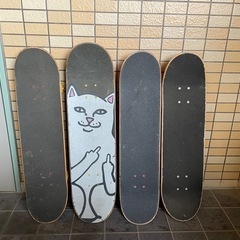 スケボー RIPNDIP spitfire　minilogo(パウエル) independent venture など ブランド メーカー物 4つセットの画像