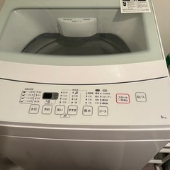 洗濯機 ニトリ 6kg  2年使用の画像