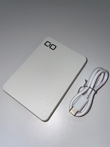 【美品】CIO 1万mAh モバイルバッテリー　ホワイト