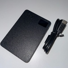 【美品】CIO 5千mAh モバイルバッテリー　黒