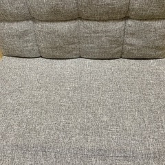 【無料】2人掛け 幅100cm 3way ソファベッド 14段階リクライニング ハイバック仕様【3/28までの引き渡し希望】 の画像